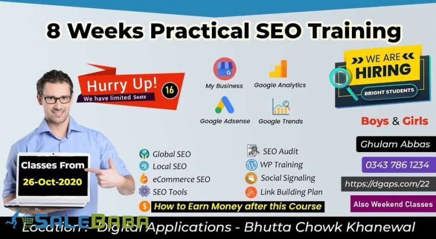 Practical SEO Training Course in Khanewal