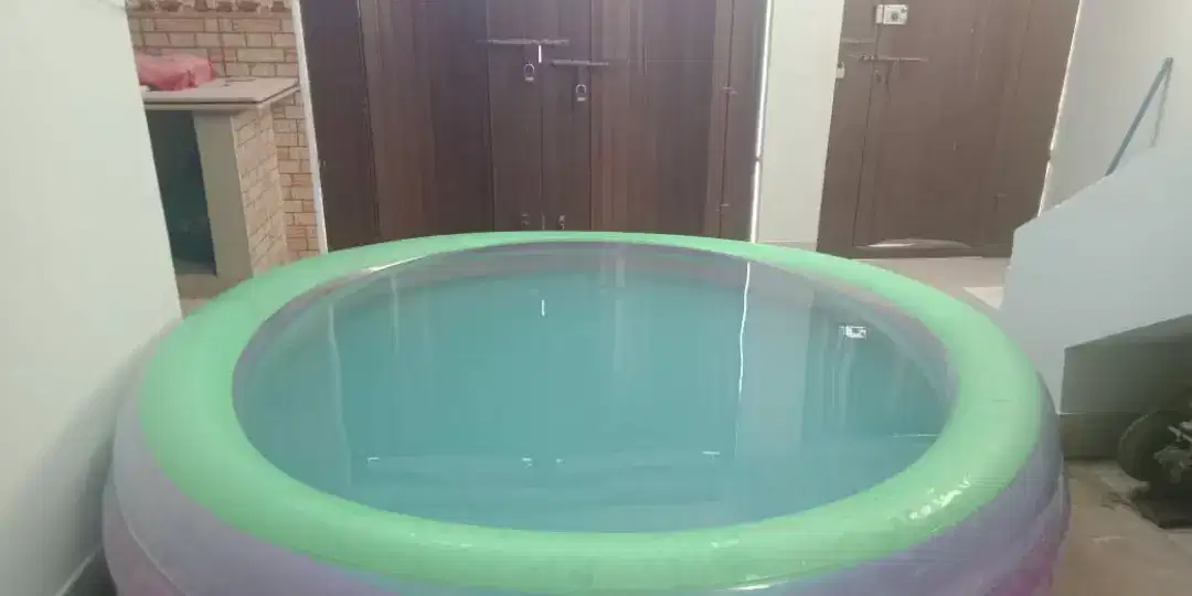 A large swimming pool