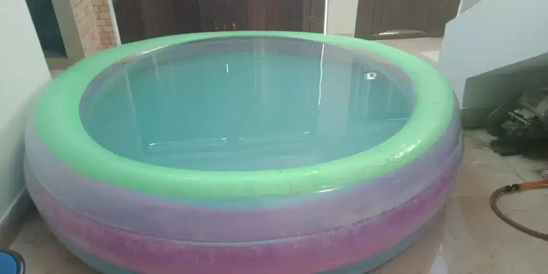 A large swimming pool