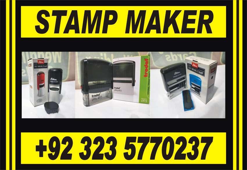 Stamps maker in Lahore
