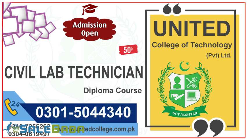 CIVIL LAB TECHNICIAN COURSE IN RAWALPINDI ISLAMABAD GUJRAR PAKISTAN