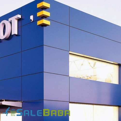 Aluminium cladding sheet wall