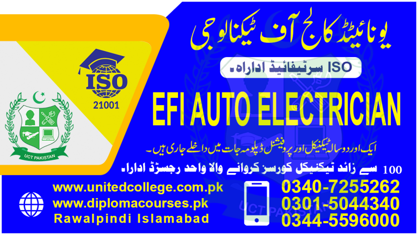 EFI AUTO ELECTRICIAN DIPLOMA COURSE 1998 EFI CAR ELECTRICIAN COURSE