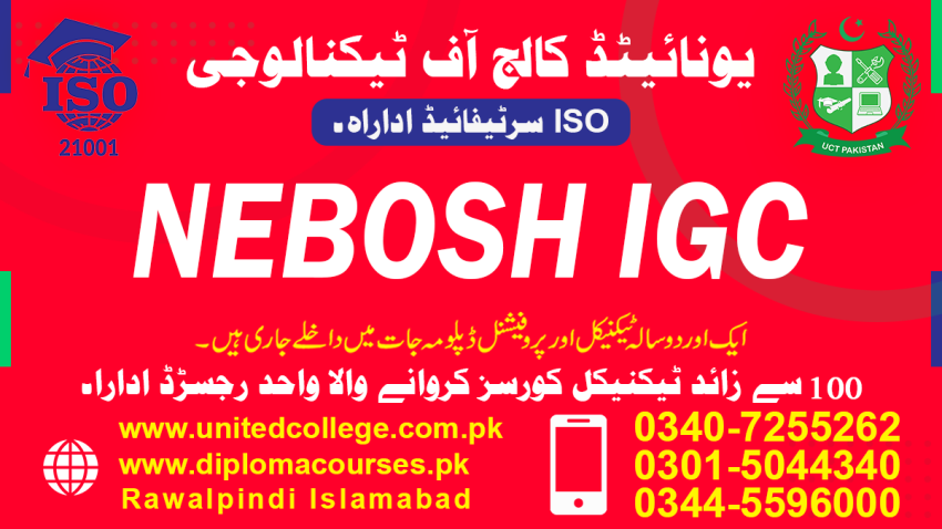 968877 NEBOSH SAFETY COURSE NEBSOH TRAINNG KOTLI BAGH AJK
