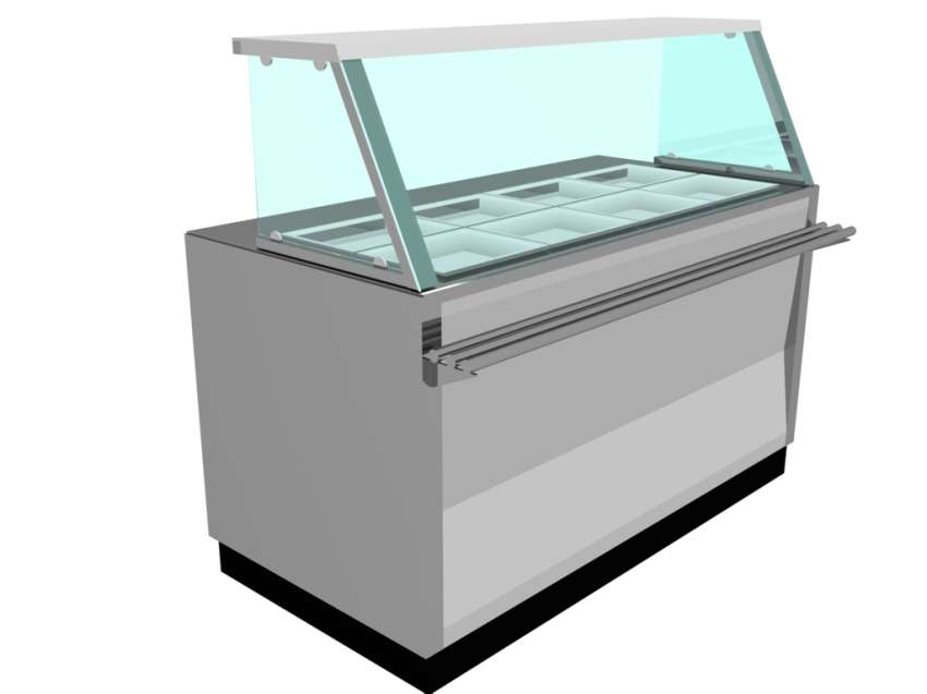 ALVO Salad Bar Counter,Dahi Bhalay Counter,Fruit Display Chiller,Hot bain Marie