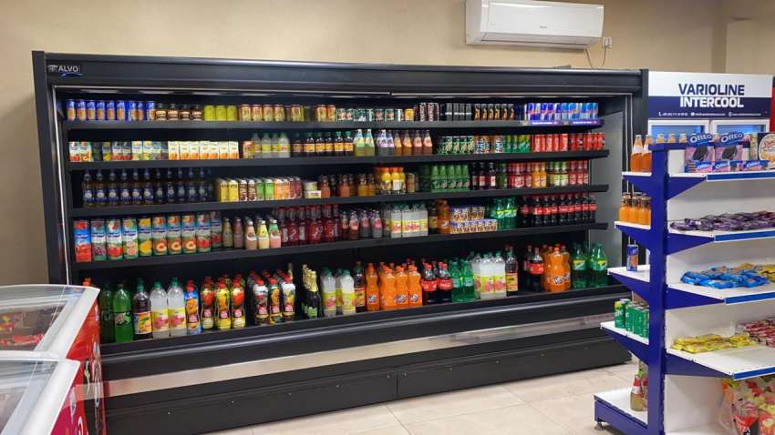 ALVO Door Less Chiller for Supper Store in Pakistan,Multi Deck Chiller Pakistan