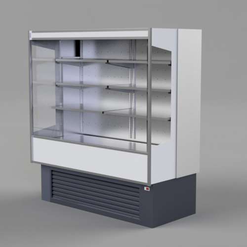 Fruit Display Chiller,Vegetable Display Chiller,Multi Deck Chiller Open Fridge