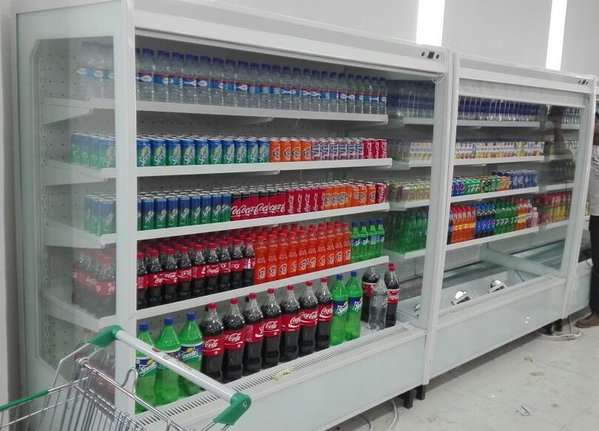 ALVO Door Less Chiller for Supper Store in Pakistan,Multi Deck Chiller Pakistan