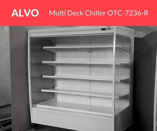 ALVO Door Less Chiller for Supper Store in Pakistan,Multi Deck Chiller Pakistan