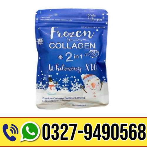 Gluta Frozen Full Body Whitening Capsules (60 Collagen Capsule) 2 in 1