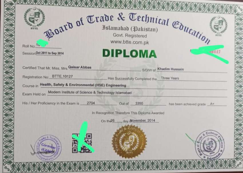 Nebosh, iosh ,osha ,skill based diplomas and other all safety courses