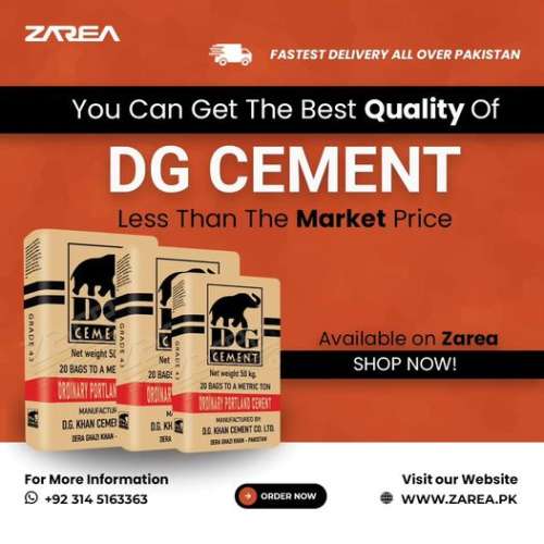 DG Cement Available on Zarea