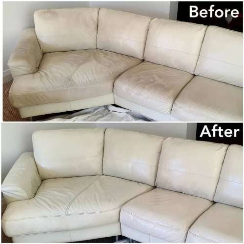 "LEATHER & STEEL SOFA SEATS CLEANER"