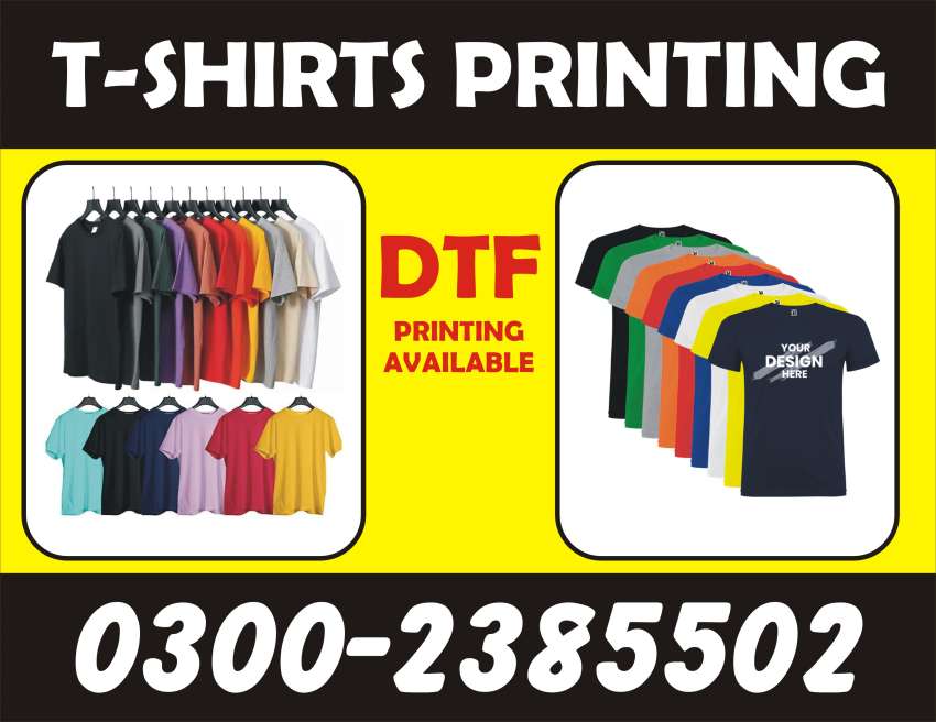 t shirts printing lahore pakistan