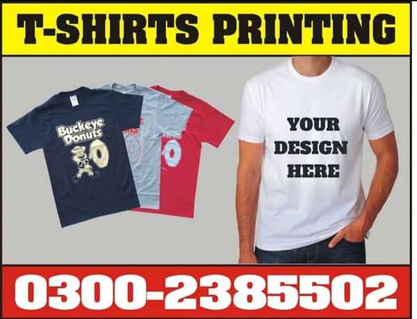 T shirt printing Lahore Pakistan