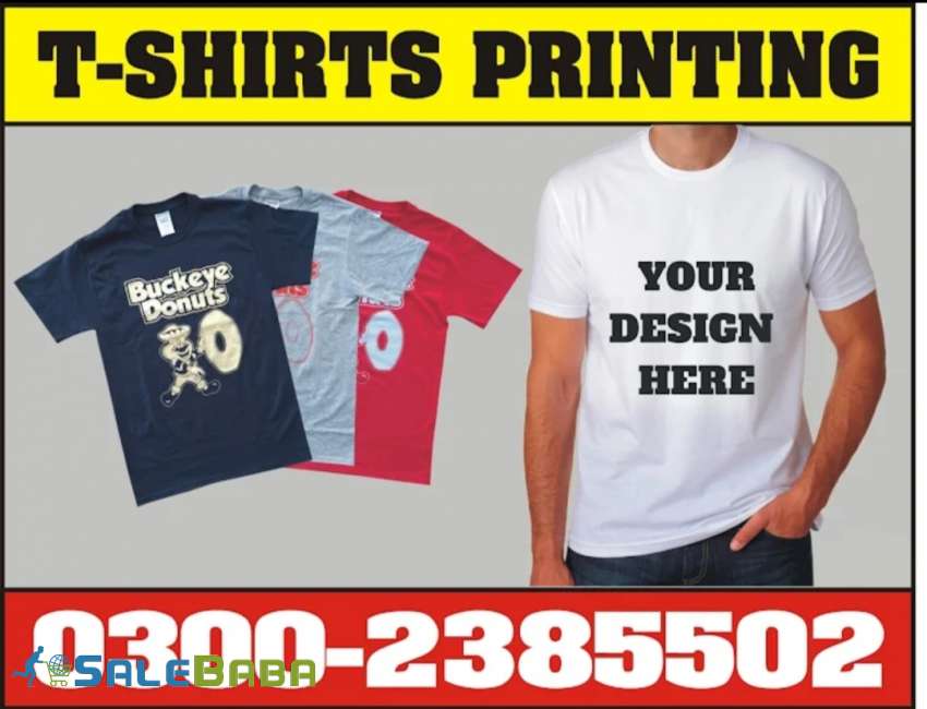 Polo and cotton t shirts printing