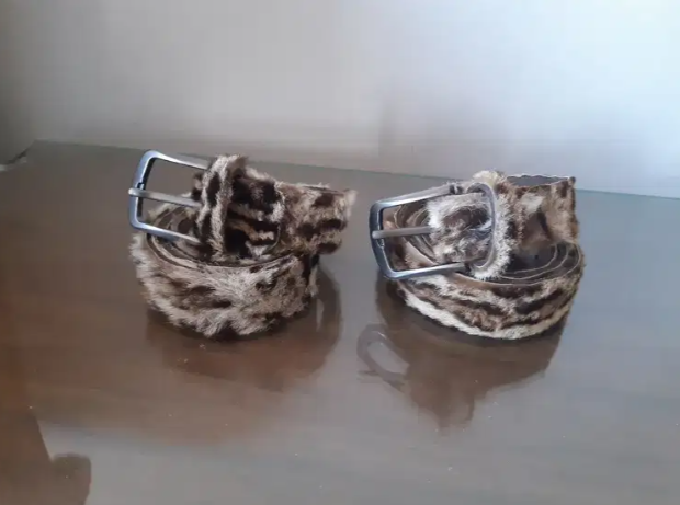 Leopard Skin Belt