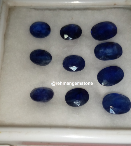 Ceylon Blue Sapphire Silver Ring