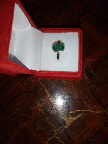 Emerald Silver Ring  - Neelum Silver Ring  Whatspp for Prices or Order