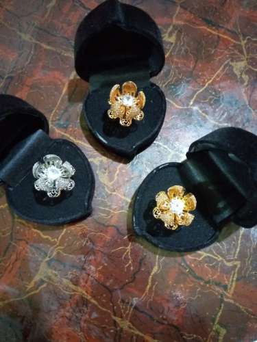 Cubic Zircon Flower Bloom Ring Original Whatsapp For Latest Price