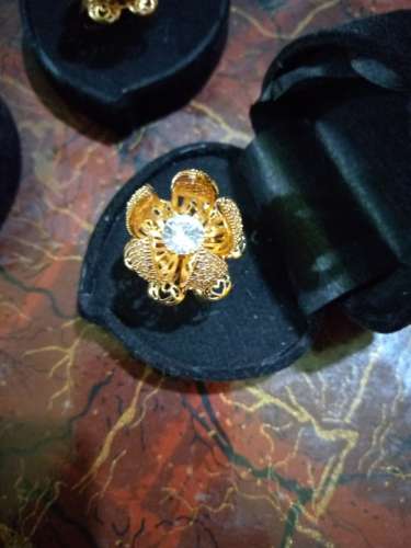 Cubic Zircon Flower Bloom Ring Original Whatsapp For Latest Price