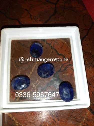 Ceylon Blue Sapphire Silver Ring