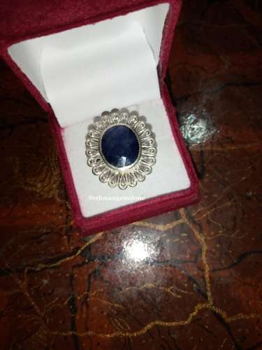 Emerald Silver Ring  - Neelum Silver Ring  Whatspp for Prices or Order