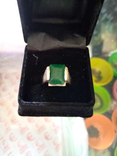 Emerald Silver Ring  - Neelum Silver Ring  Whatspp for Prices or Order